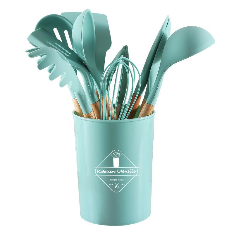 Ensemble de 12 ustensiles de cuisine en silicone