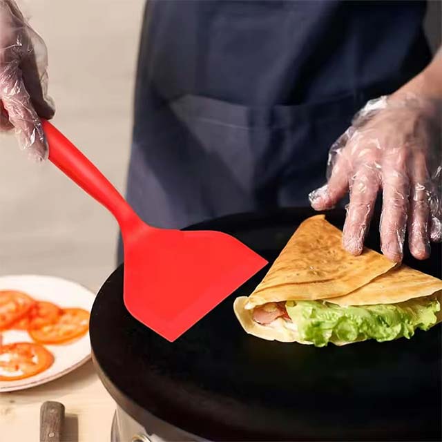 Silicone Spatula Turner – Non-Stick Wide Shovel for Pancakes, Omelettes, Eggs, Fish & Pizza