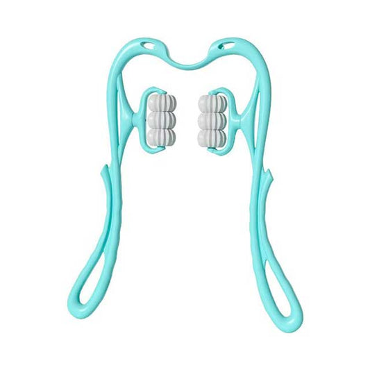 Six-Wheel Manual Cervical Massager – Neck, Back & Waist Roller for Muscle Tension Relief & Relaxation