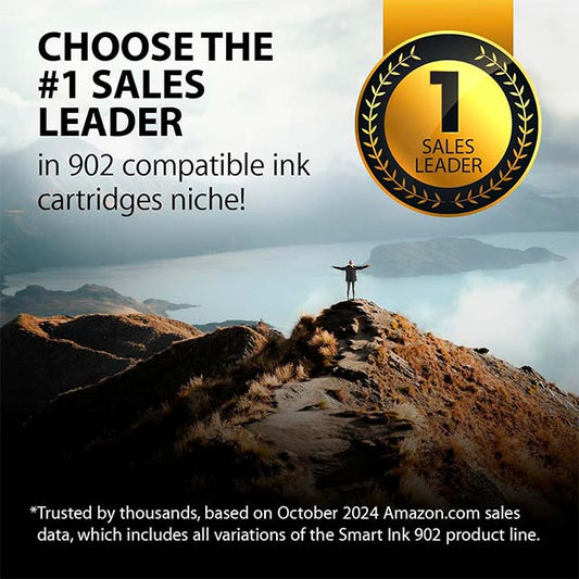 Smart Ink Compatible HP 902 XL Ink Cartridge Replacement Combo – 2 Black XL &amp; 5 Color XL Cartridges for Officejet Pro 6978/6968/6974/6975/6960/6951/6954/6956/6958 Printers