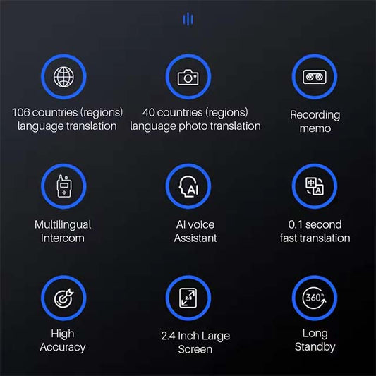 Smart Voice Scan Translator Pen – Real-Time Two-Way Translation Device for Overseas Business &amp; Travel, Portable Dictionary Assistant