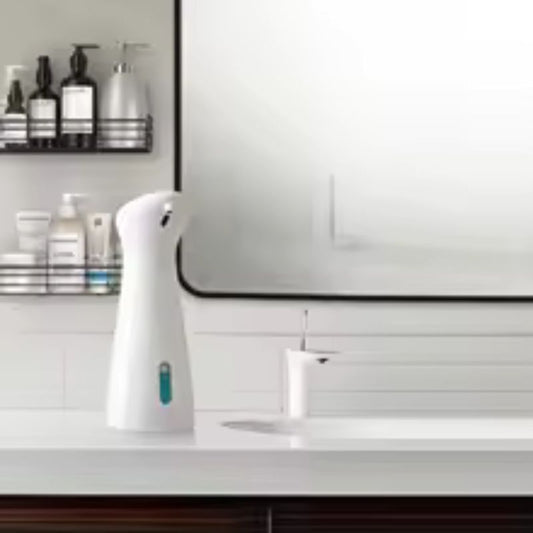 Smart Automatic Sensor Hand Soap Dispenser – High-Quality White ABS Waterproof Shell – Touchless Infrared Hand Washing Device for Bathroom & Kitchen