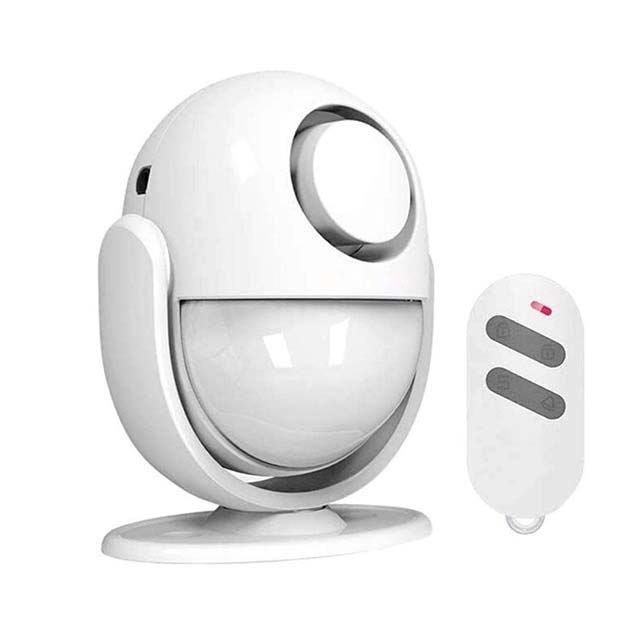 Smiledrive Smart Motion Sensor Alarm - WiFi Movement Detector with PIR Security, Compatible with iOS &amp; Android Devices