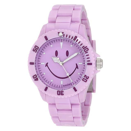 Smiley "Happy Time" Women's Pretty Pastel Purple Analogue Watch – Fashionable Timepiece WGS-PPPLV01