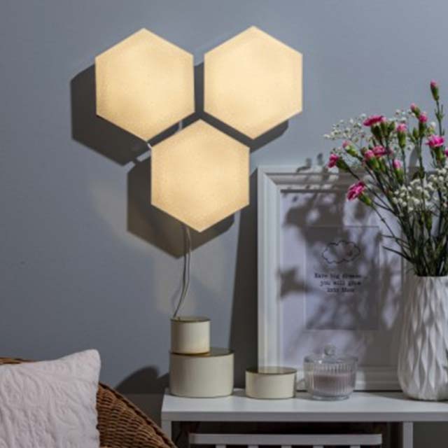 Smukee LED Hexagon Panels – Set of 3
