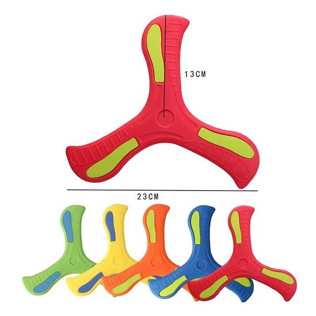 Soft EVA Boomerang Flying Disc – Kids Hand Throw Return Dart Toy for Outdoor Sports & Games