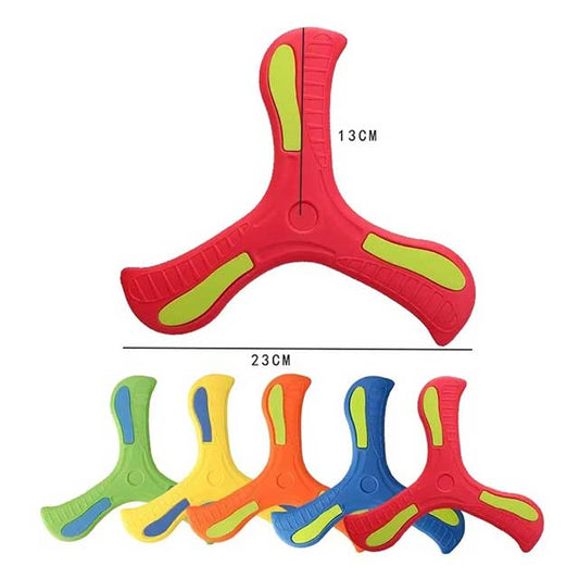 Soft EVA Boomerang Flying Disc – Kids Hand Throw Return Dart Toy for Outdoor Sports & Games