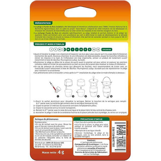 Solabiol Sorecbuis White Moth Trap Refill Box