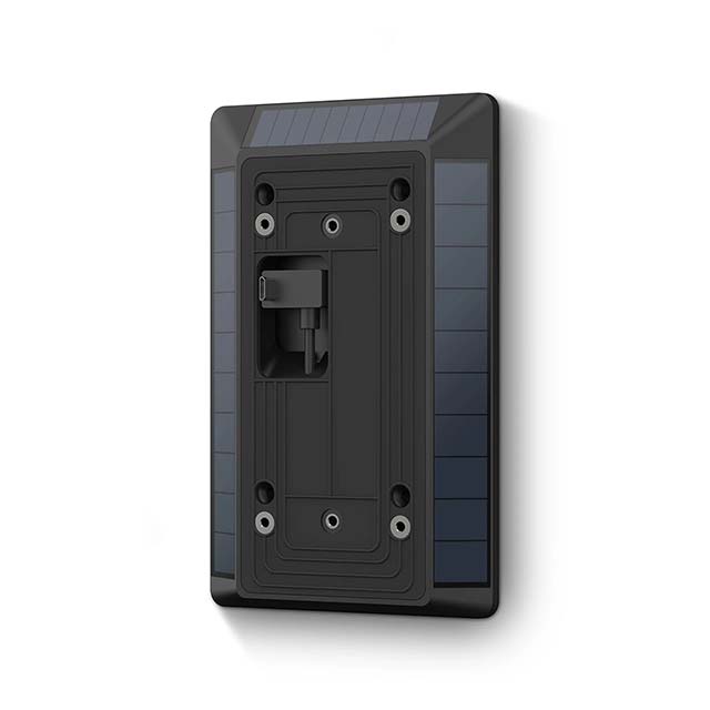 Solar Charger for Battery-Powered Doorbells - Continuous Power Supply, Weatherproof &amp; Energy-Efficient Charging