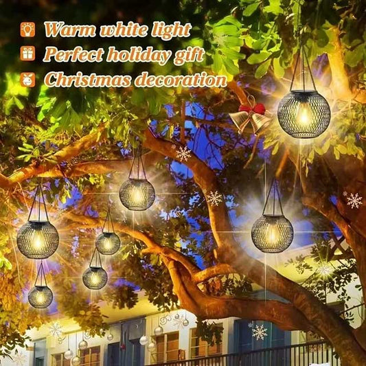 Waterproof Outdoor Solar Lantern – Hanging LED Light for Yard, Garden & Pathway Decoration