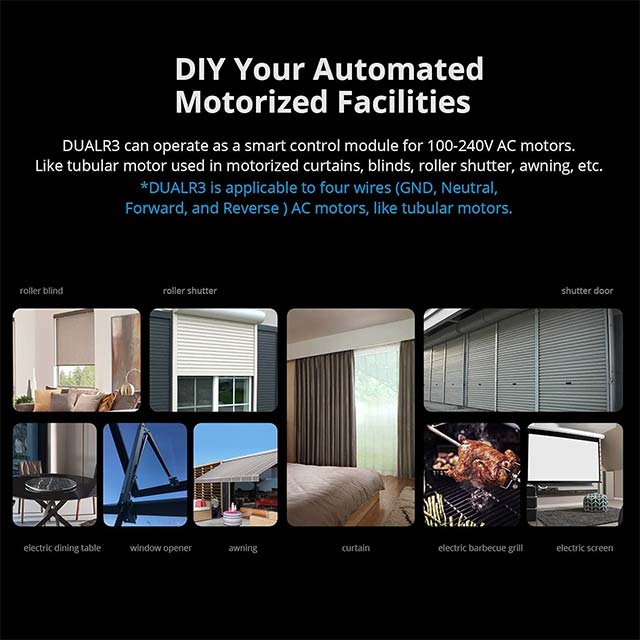 Sonoff DIY DUALR3 Smart Dual Relay Wi-Fi Switch - TUV Certified, Power Metering, Two-Way Smart Switch with Overload Protection, Alexa &amp; Google Assistant Compatible, White