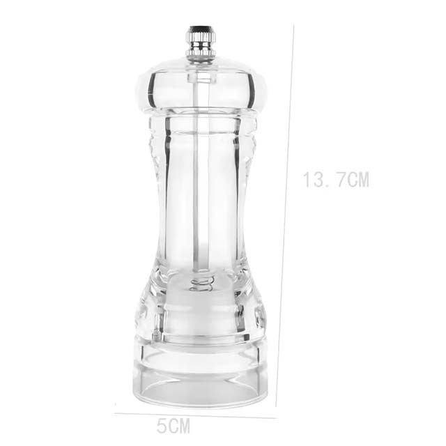 Refillable Manual Salt & Pepper Grinder – Adjustable Ceramic Spice Mill for Herbs & Seasoning