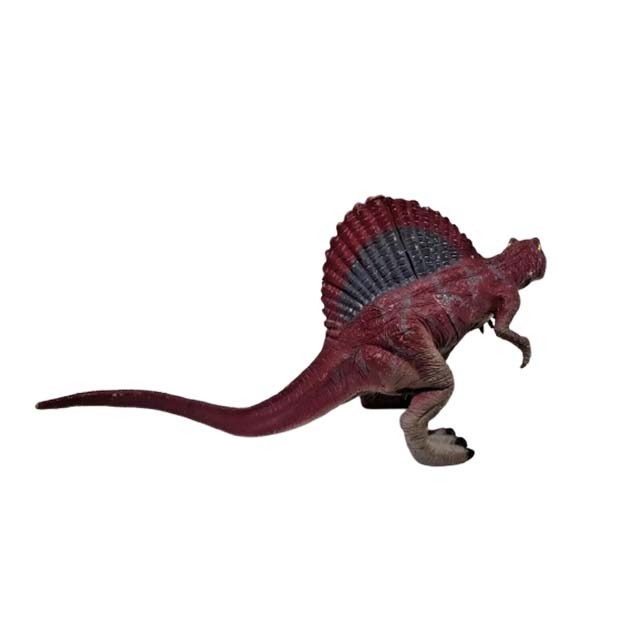 Spinosaurus Dinosaur Dino Figure | Plastic Action Figure | 7” Tall | Fierce Red