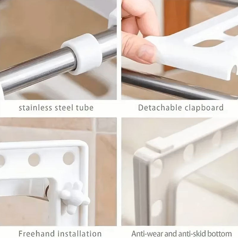 Étagères de rangement empilables pour placards | Organiseur de cuisine polyvalent pour comptoir et garde-manger