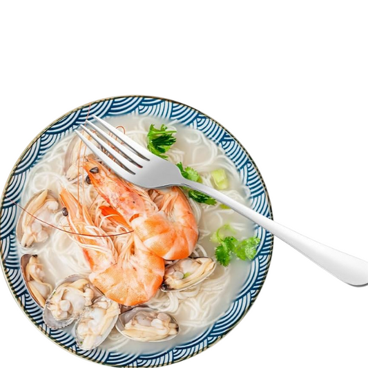 Stainless Steel Dinner Forks (36pcs) – Mirror Polished 8-Inch Cutlery for Home, Kitchen, or Restaurant Use