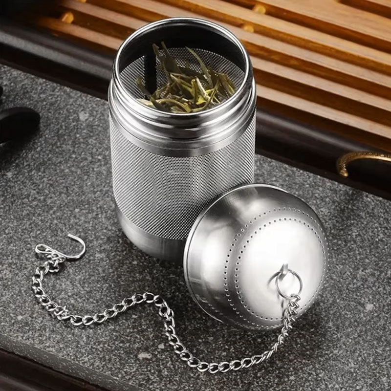 Stainless Steel Fine Mesh Tea Infuser Ball | Loose Leaf Coffee & Spice Filter | Reusable Strainer for Teapots & Mugs | Kitchen & Dining Accessories