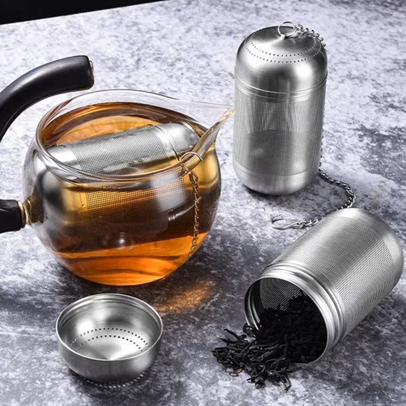 Boule Infuseur à Thé en Maille Fine en Acier Inoxydable | Filtre à Café & Épices en Vrac | Passoire Réutilisable pour Théières & Tasses | Accessoires de Cuisine & Salle à Manger