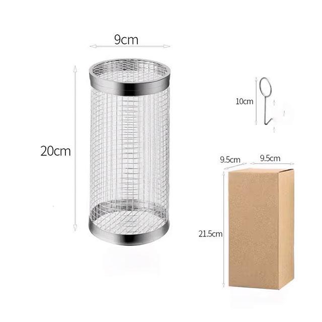 Stainless Steel Portable Barbecue Grill Net – Outdoor Camping BBQ Basket for Grilling