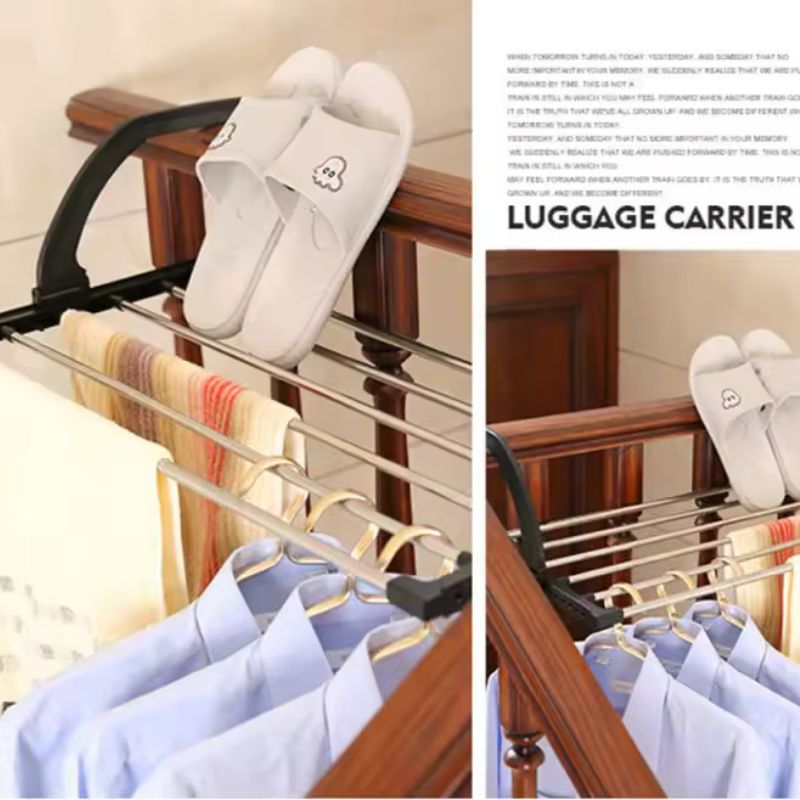 Stainless Steel Balcony Drying Shoe Rack – Folding Window Clothes Dryer and Portable Towel Storage Rack for Indoor & Outdoor Use