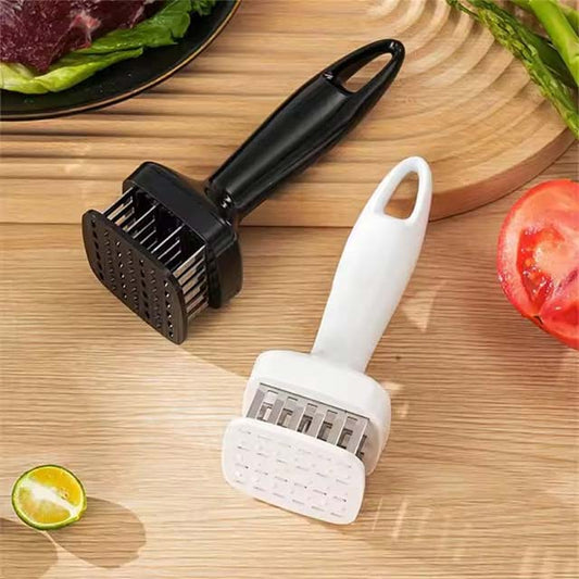 Stainless Steel Meat Tenderizer Hammer – Needle Punch Tool for Steak, Poultry & Tenderizing Meat Fibers