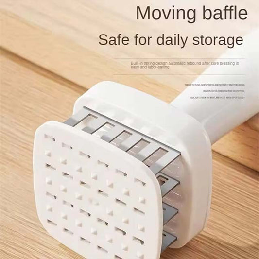 Stainless Steel Meat Tenderizer Hammer – Needle Punch Tool for Steak, Poultry & Tenderizing Meat Fibers