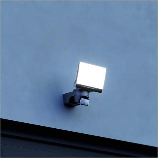 Steinel LED Floodlight Spotlight XLED Home 2 SC Black – 13.7W, 1550lm, Bluetooth App, 180° Motion Detector &amp; 10m Range