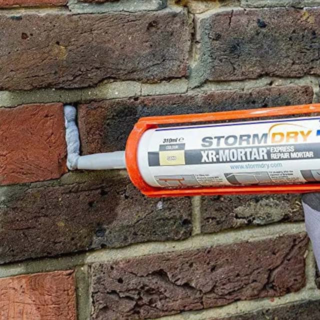 Stormdry Waterproof Repair Mortar – Cement-Free, Ready-to-Use Mix in 310ml Grey Sand Tube for Fast, Durable Fixes