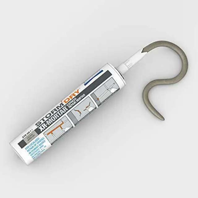 Stormdry Waterproof Repair Mortar – Cement-Free, Ready-to-Use Mix in 310ml Grey Sand Tube for Fast, Durable Fixes