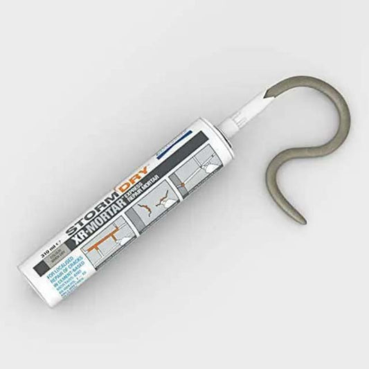 Stormdry Waterproof Repair Mortar – Cement-Free, Ready-to-Use Mix in 310ml Grey Sand Tube for Fast, Durable Fixes