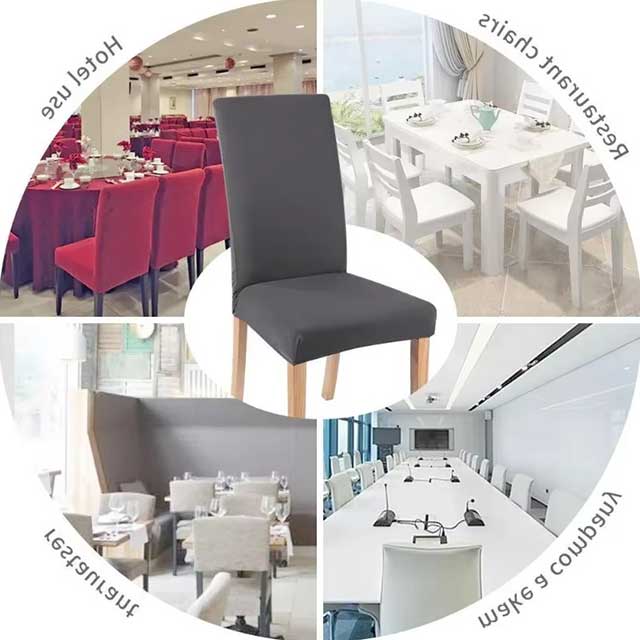 Stretch Chair Covers for Dining Room – Elastic Spandex Slipcovers for Kitchen, Wedding, Banquet & Home Decor