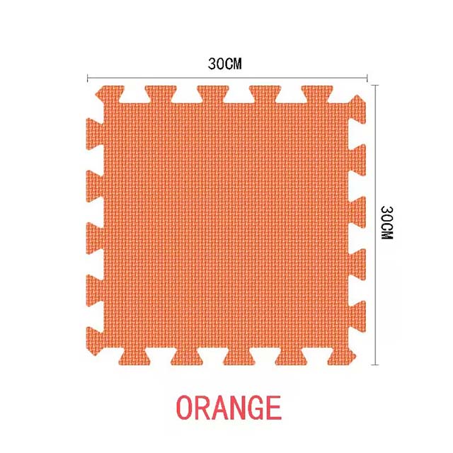 Styles Soft EVA Foam Play Mat – Baby &amp; Kids Puzzle Rug in Black &amp; White, 30x30x1cm