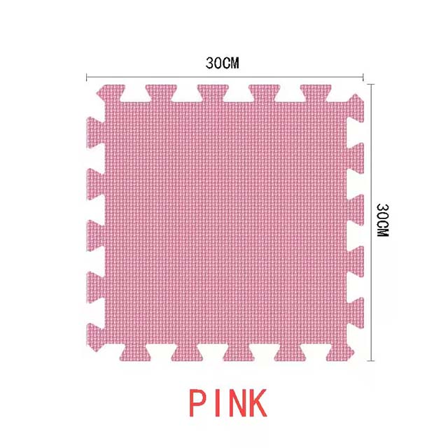 Styles Soft EVA Foam Play Mat – Baby &amp; Kids Puzzle Rug in Black &amp; White, 30x30x1cm