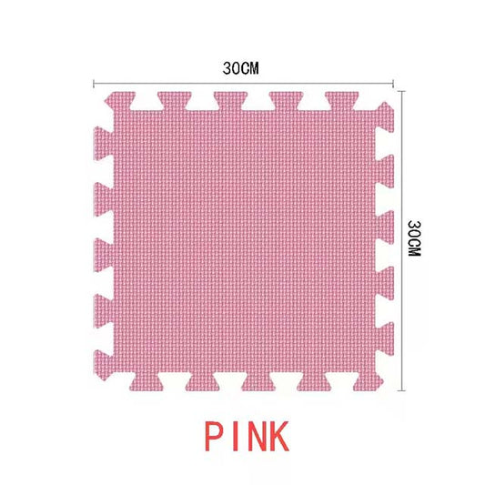 Styles Soft EVA Foam Play Mat – Baby &amp; Kids Puzzle Rug in Black &amp; White, 30x30x1cm