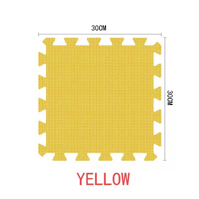 Styles Soft EVA Foam Play Mat – Baby &amp; Kids Puzzle Rug in Black &amp; White, 30x30x1cm