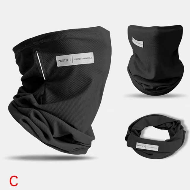 Summer Ice Silk Face Mask – UV Protection Neck Wrap & Ear Bandana for Men & Women | Outdoor Cycling Cover