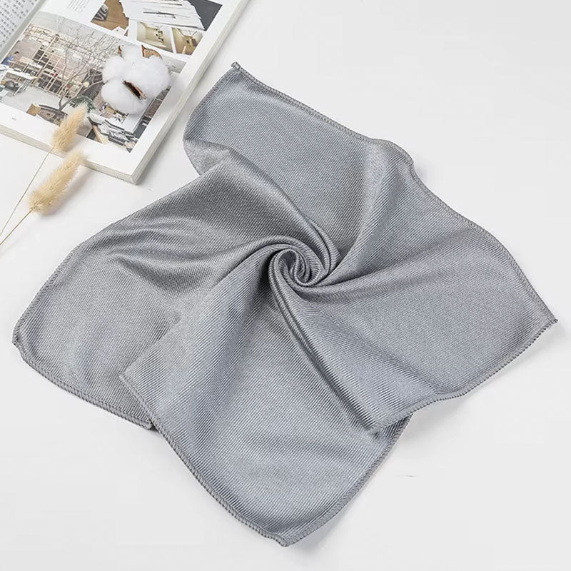 (30*30CM) Super Microfiber Glass Cleaning Towel - Lint-Free & Streak-Free Dishcloth - Ultra-Absorbent Car Window Rag & Kitchen Polishing Wipe