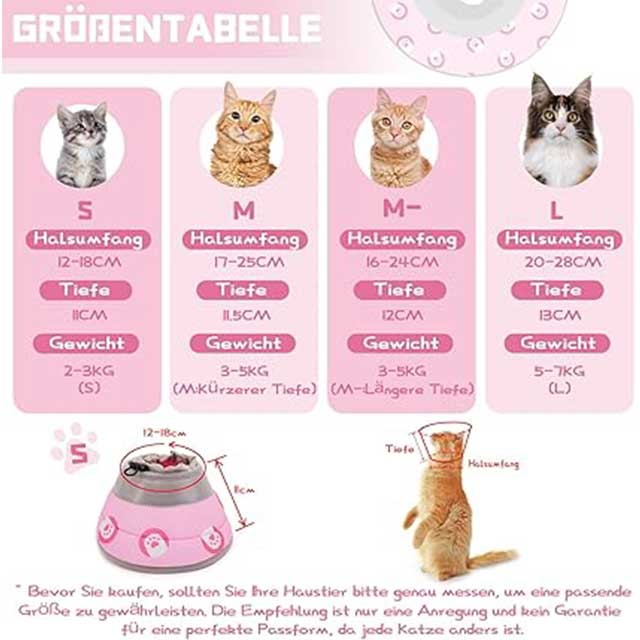 Supet Pink Cat Recovery Collar