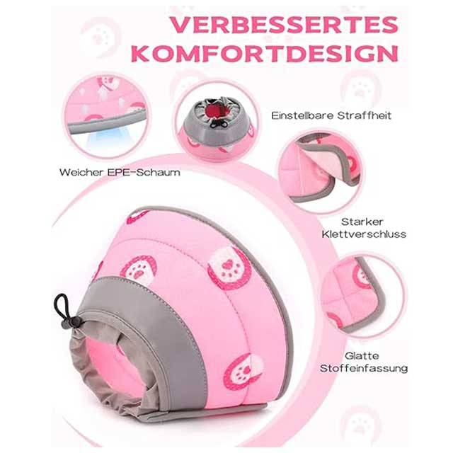 Supet Pink Cat Recovery Collar