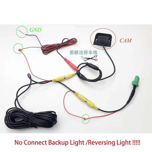 Suzuki Swift 2018-2023 Fish Eye Rear View Camera – CCD Night Vision Backup Parking Camera with Adapter Cable