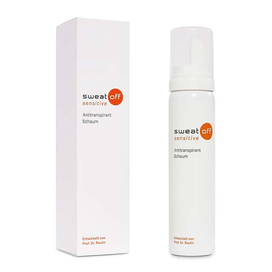 Sweat-Off Sensitive Antiperspirant Foam 75ml – Liquid Deodorant for Sweating Control &amp; Sensitive Skin Protection