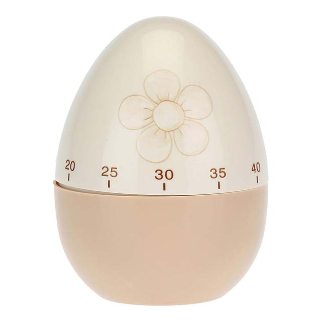 THUN Elegance Timepiece – Butterfly &amp; Flower Decor ABS Kitchen Accessory (7cm H, 3.5cm Base)