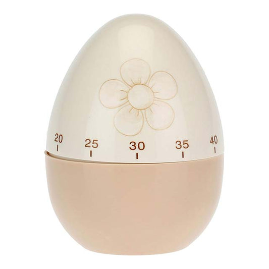 THUN Elegance Timepiece – Butterfly &amp; Flower Decor ABS Kitchen Accessory (7cm H, 3.5cm Base)