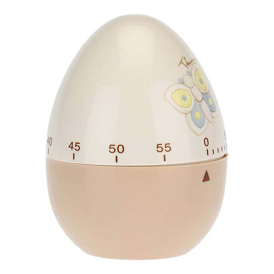 THUN Elegance Timepiece – Butterfly &amp; Flower Decor ABS Kitchen Accessory (7cm H, 3.5cm Base)