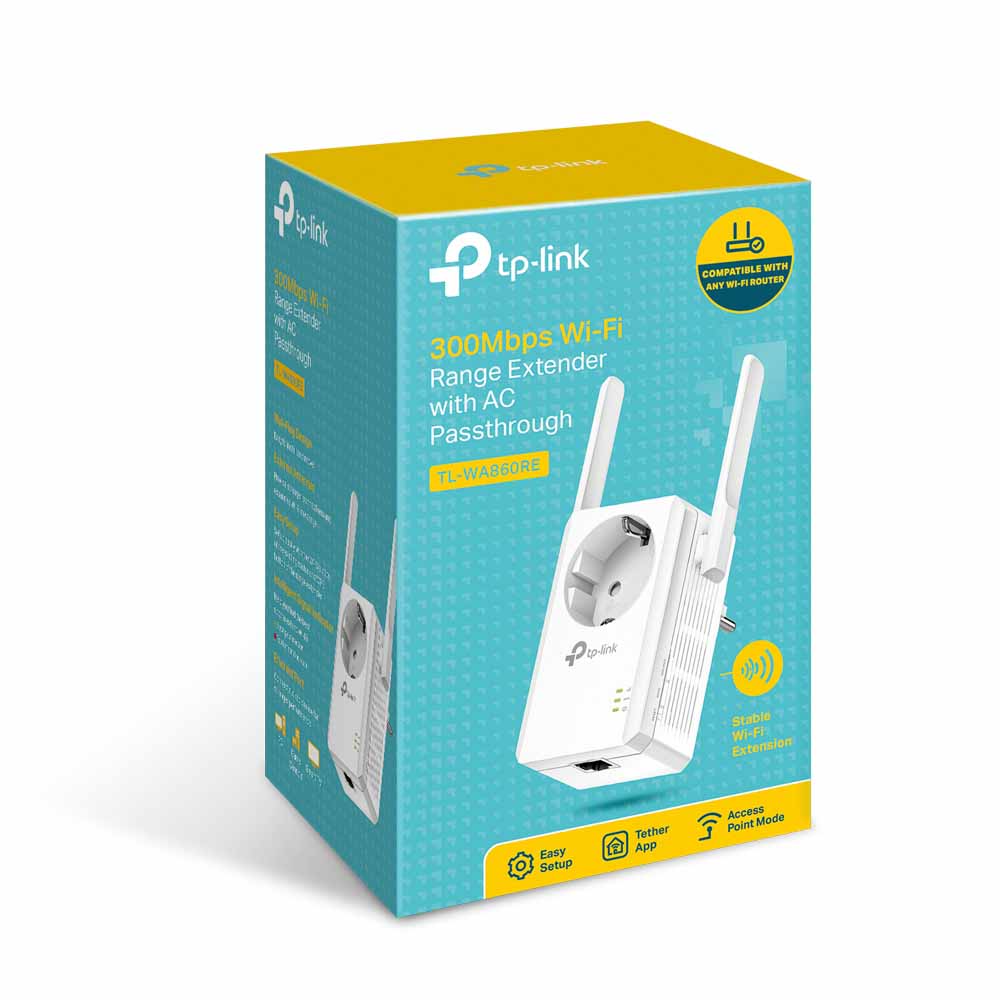 موسع نطاق واي فاي TP-Link TL-WA860RE بمقبس الحائط