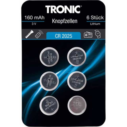 TRONIC CR2025 Button Cell Batteries