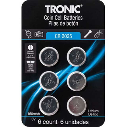 TRONIC CR2025 Button Cell Batteries