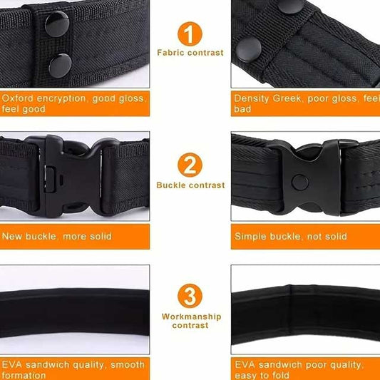 Men’s Tactical Camouflage Belt – Outdoor Oxford Cloth Mountaineering & Work Waist Belt | Wide Nylon Neutral Belt
