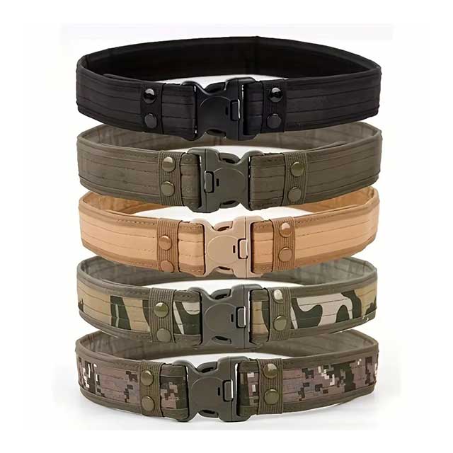 Men’s Tactical Camouflage Belt – Outdoor Oxford Cloth Mountaineering & Work Waist Belt | Wide Nylon Neutral Belt