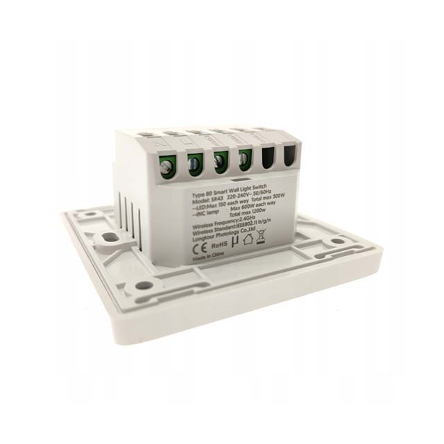 Teckin SR43 Smart Light Switch - WiFi Remote Control, Works with Alexa &amp; Google Home, Voice &amp; App Control, Easy Installation, Energy Saving