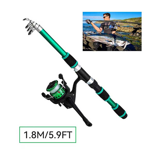 Telescopic Carbon Fiber Fishing Rod 3.0M – Ultralight Spinning & Fly Rod for Carp, Feeder & Travel Fishing